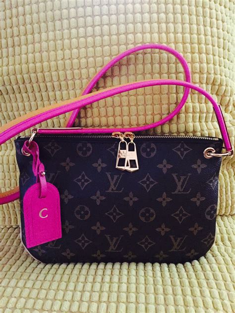 pink louis vuitton strap bag|louis Vuitton Bag pink inside.